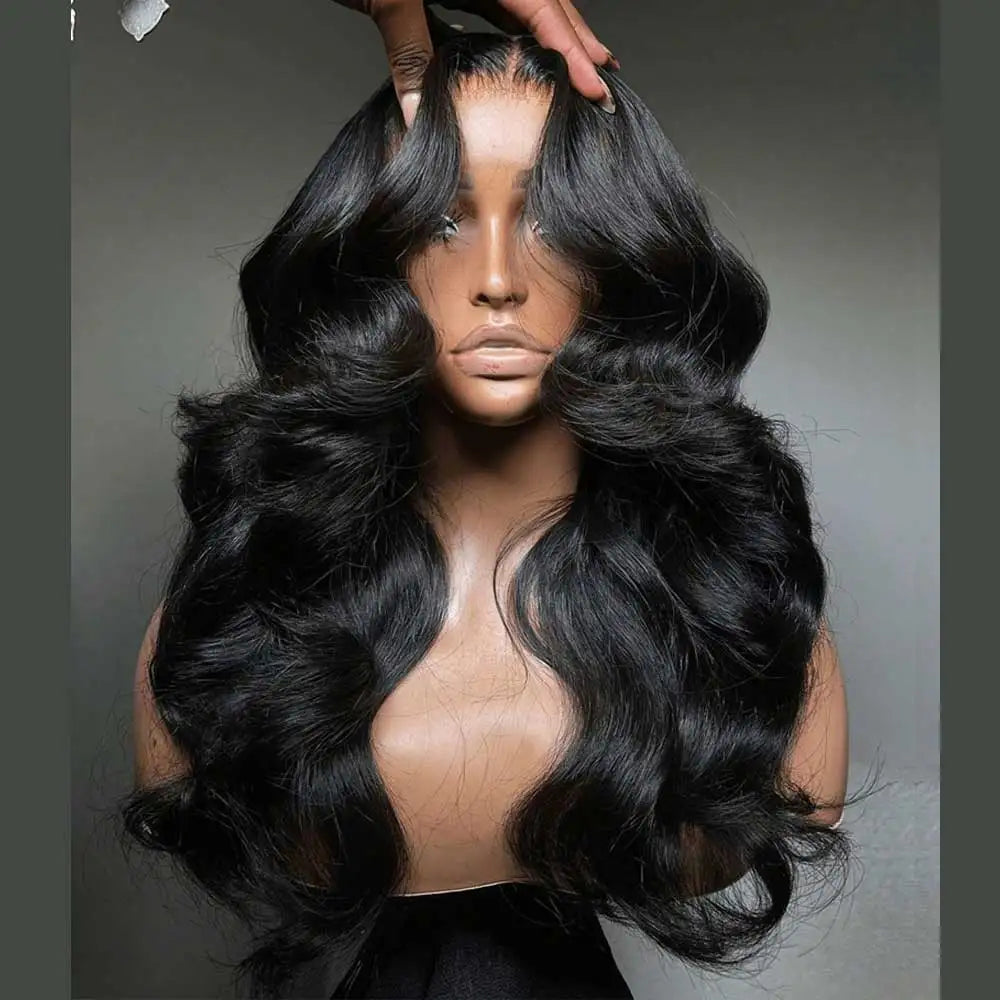 250% Body Wave Glueless HD Lace Front Human Hair Wig 13x4 13x6