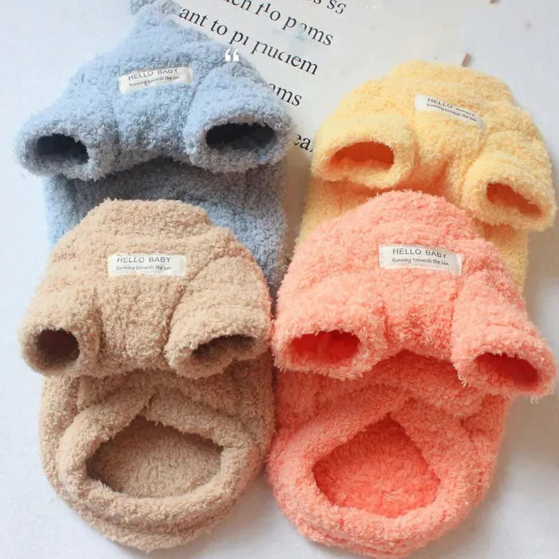 Warm Fleece Winter Coat for Small & Medium Dogs and Cats