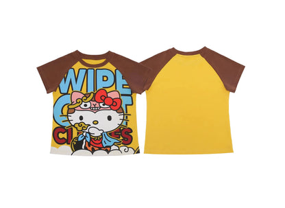Women's Hello Kitty Y2K Short Sleeve Crop T Shirt
