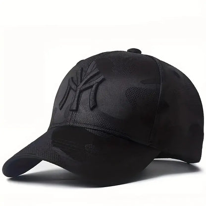 Adjustable Camouflage Letter Embroidered Baseball Cap