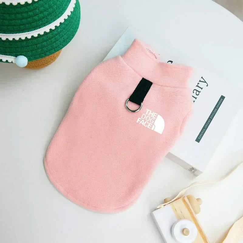 Warm Stretch Fleece Vest for Dogs Autumn Winter Pet Clothes