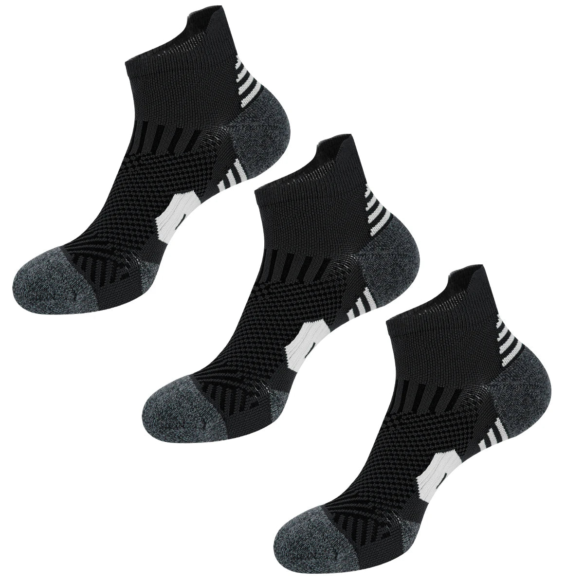 3 or 9 Pairs Non Slip Sports Socks for Men and Women