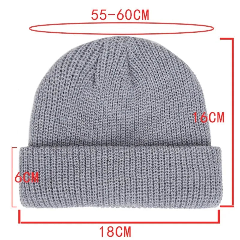 Unisex Warm Knitted Winter Beanie