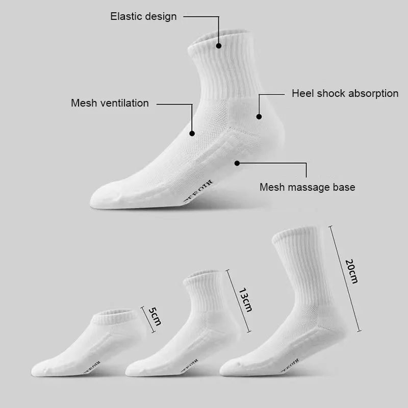 Men's Thick Cotton Sports Basketball Socks