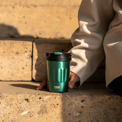 Tyeso 400ml or 500ml Stainless Steel Insulated Travel Mug
