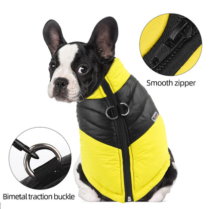 Waterproof Warm Winter Dog Cotton Jacket for Small & Large Dogs