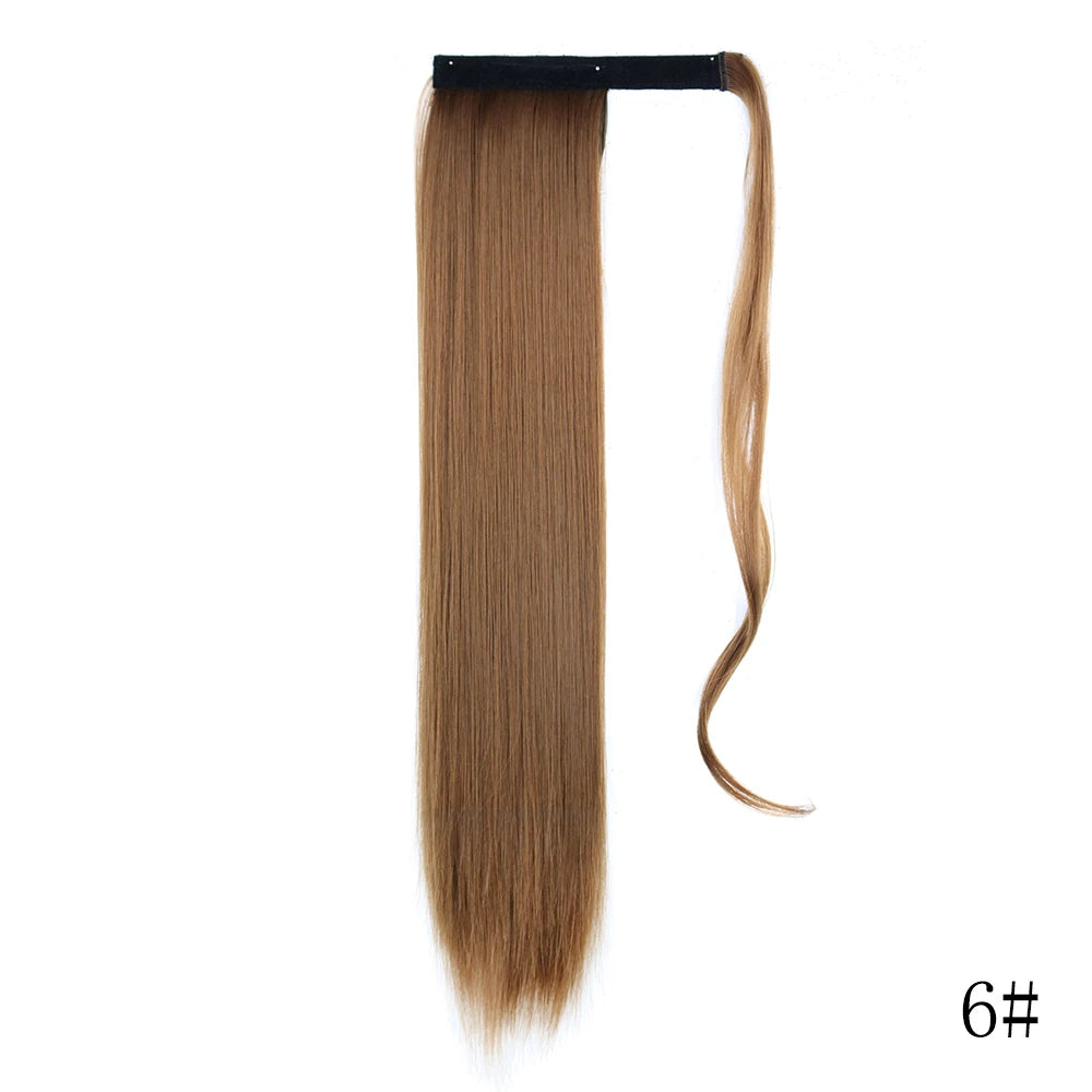 Long Straight Wrap Around Ponytail Hair Extension