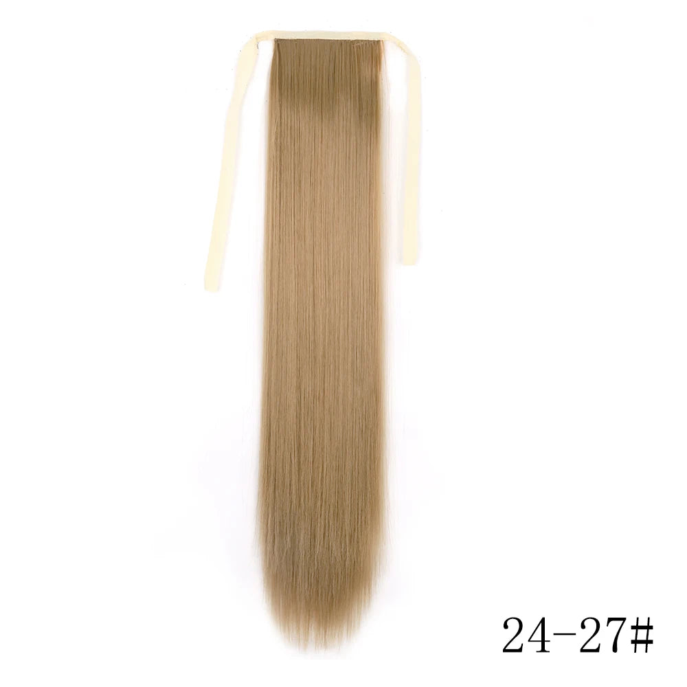 Long Straight Wrap Around Ponytail Hair Extension