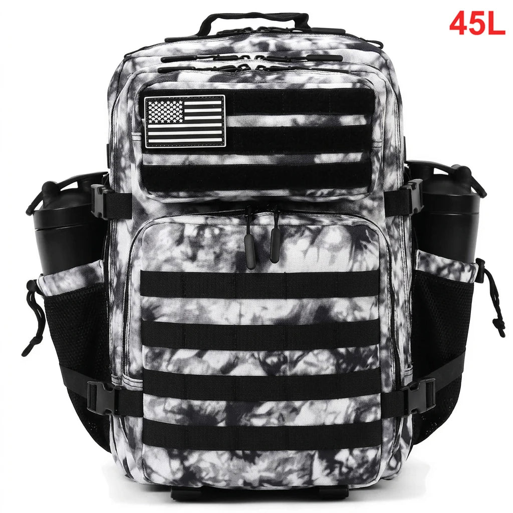 45L Waterproof Tactical Hiking and Travel Backpack