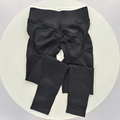 Women's High Waist Seamless Colorblock Butt Lift Leggings