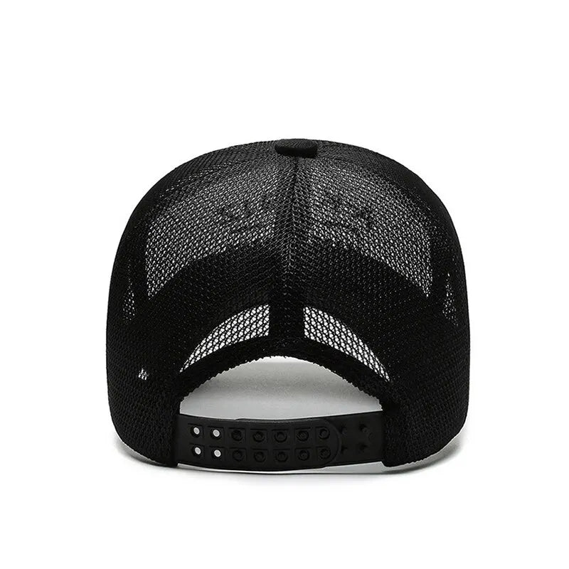 Unisex Mesh Embroidered Sun Protection Baseball Cap