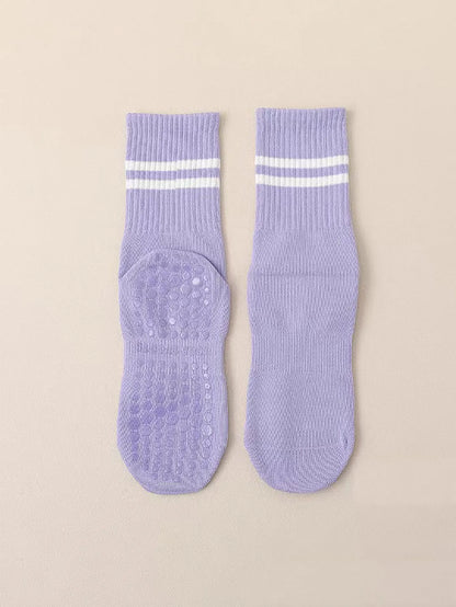 4 Pairs Women's Non Slip Yoga Pilates Socks