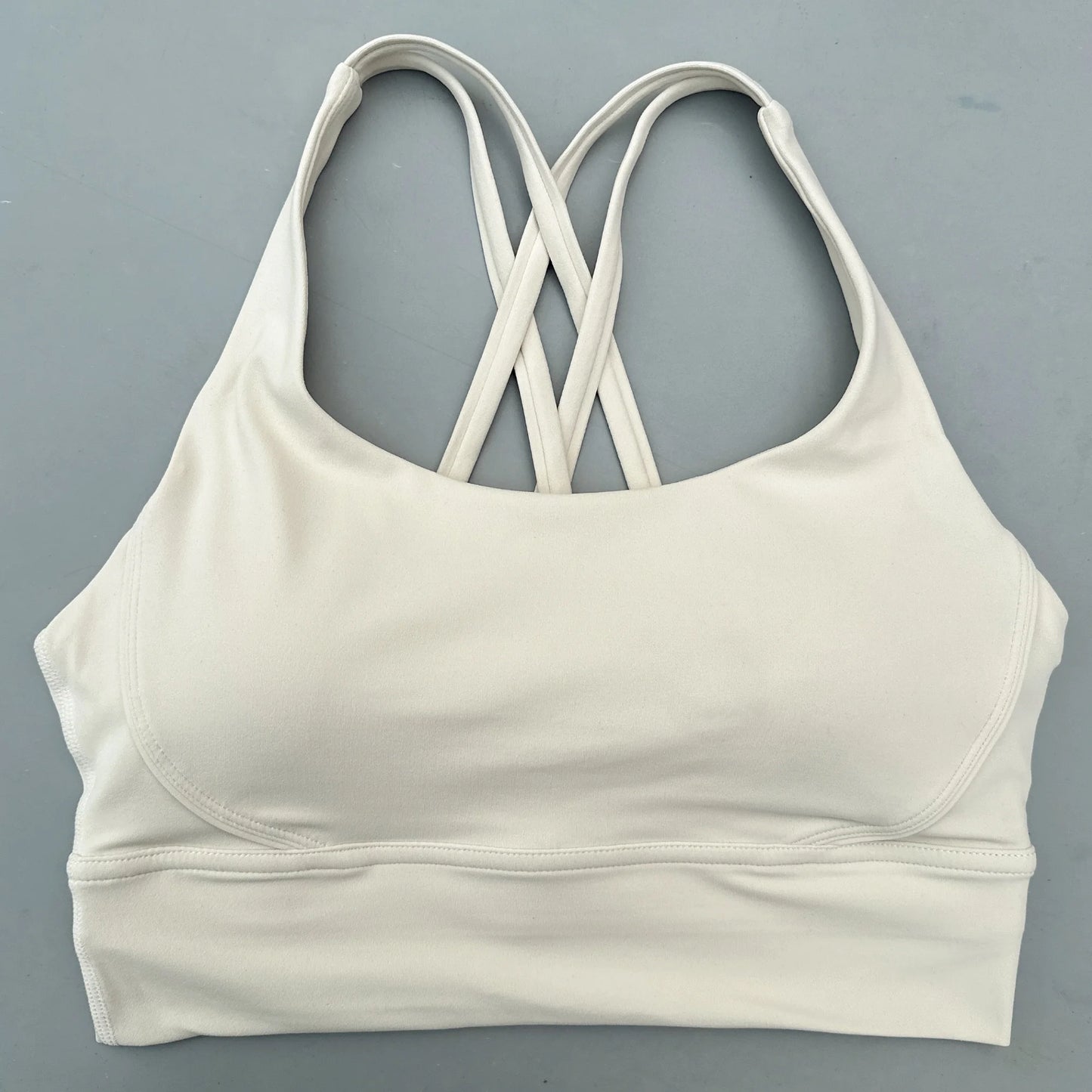 Women's Cross Back Padded High Support Sports Bra