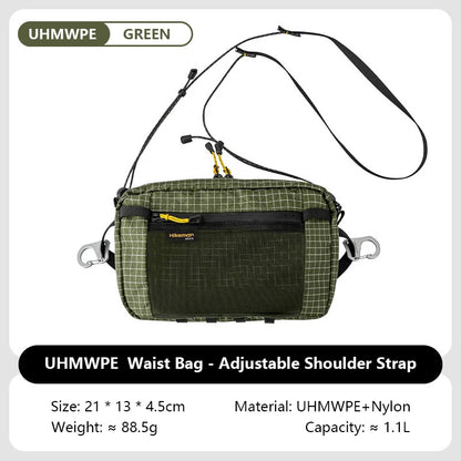 1.1L Ultralight Waterproof Dyneema Waist Pack