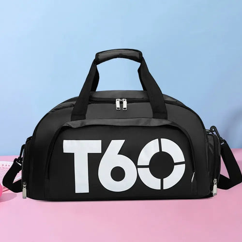 Large Capacity Gym Bag with Shoe Compartment