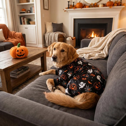 Funny Halloween Dog Pajamas Costume for Medium Dogs