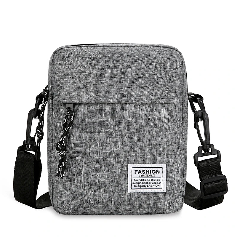 Men’s Oxford Cloth Crossbody Satchel Bag Small Casual Shoulder Bag