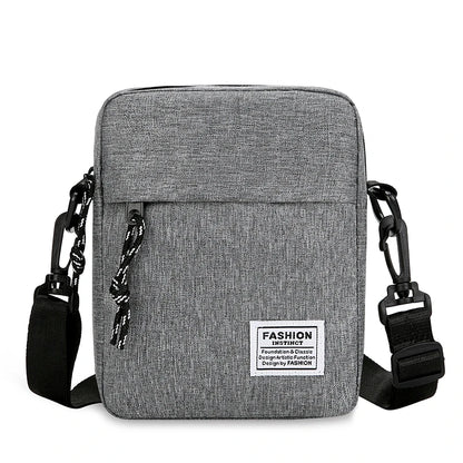 Men’s Oxford Cloth Crossbody Satchel Bag Small Casual Shoulder Bag
