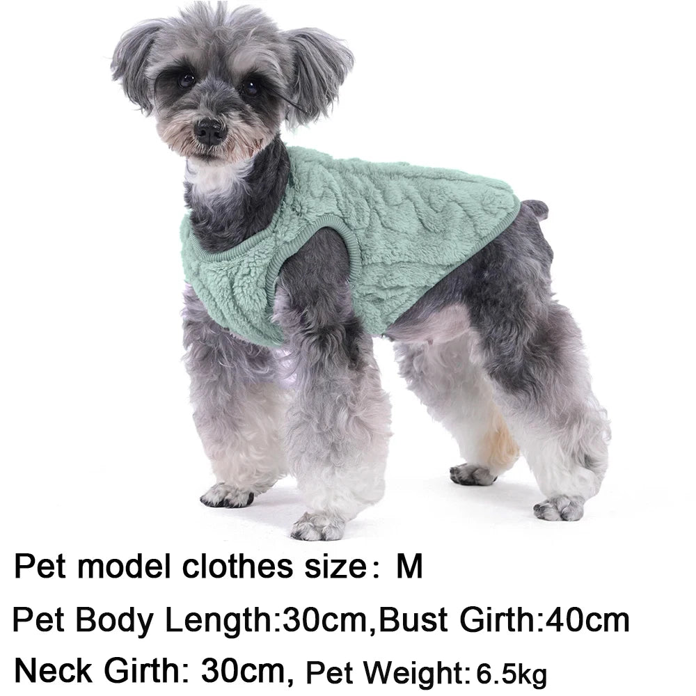 Soft Fleece Winter Sweater Vest for Small Dogs & Cats
