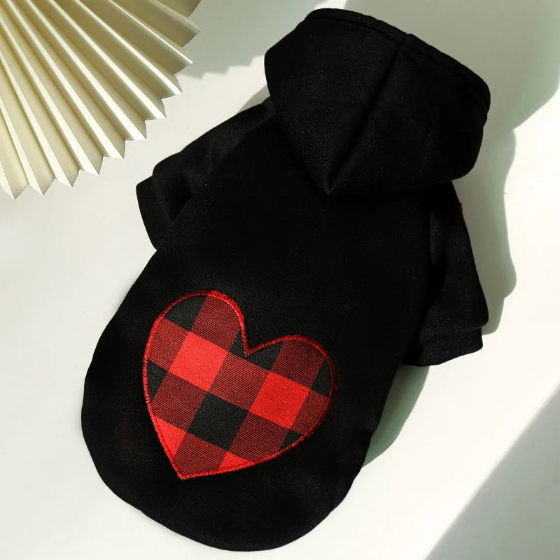 Plaid Reversible Winter Dog Vest for Small to Large Dogs