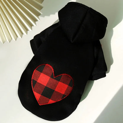 Plaid Reversible Winter Dog Vest for Small to Large Dogs