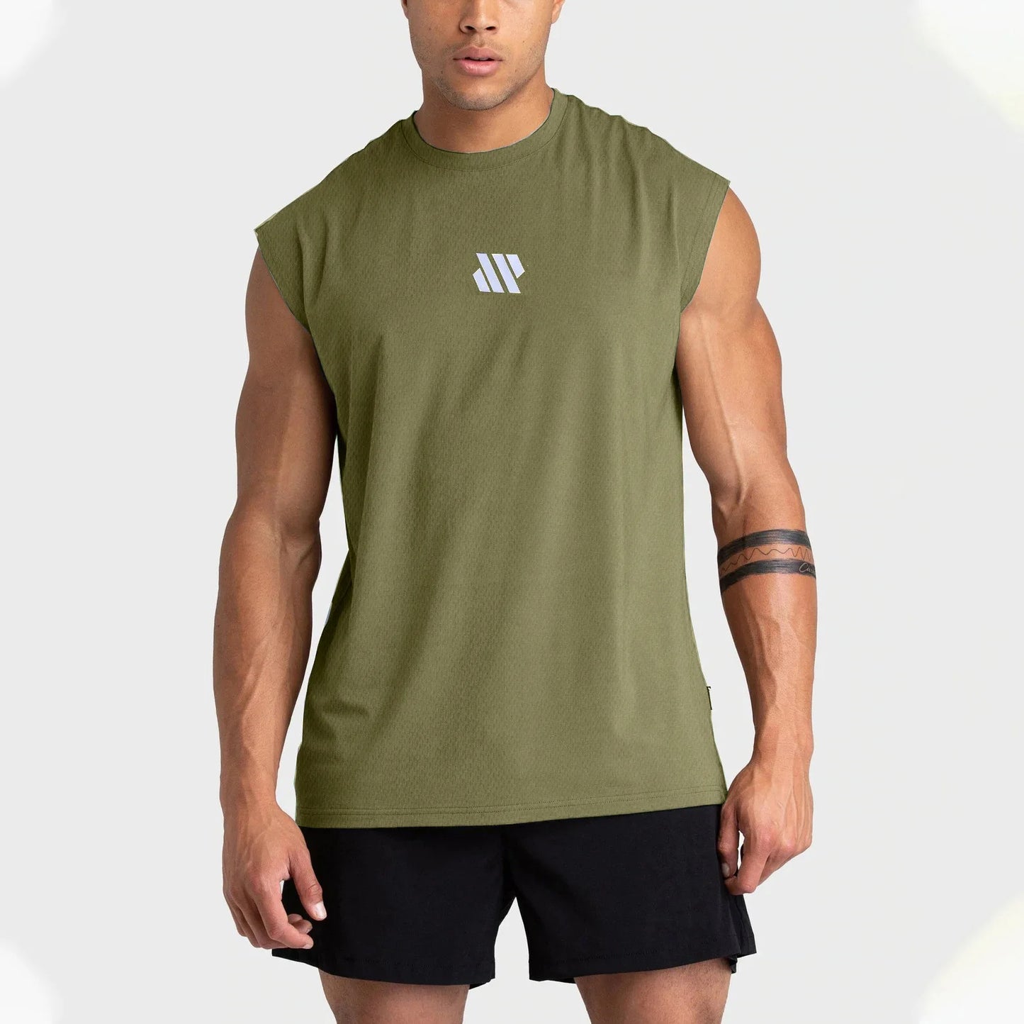 Men's Quick Dry Breathable Sleeveless Sports Shirt