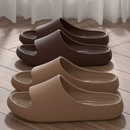 Big Size 50–51 EVA Open Toe Summer Slippers Quick Dry Beach Slides