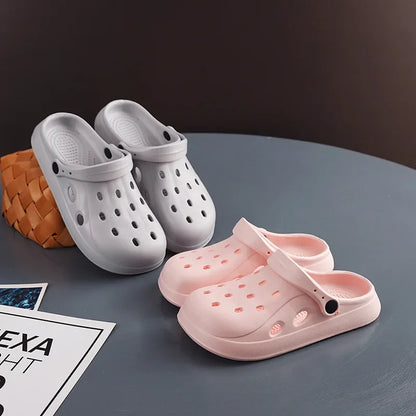 Unisex Wide Toe Garden Clogs Non Slip Summer Beach Sandals