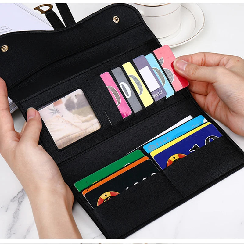 Vintage Large Capacity Women’s Wallet Multi-Function Card & Coin Holder