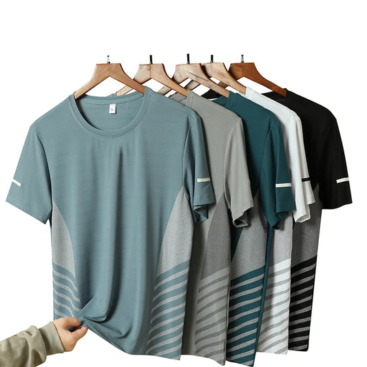 Men's Quick Dry Reflective Running T Shirt