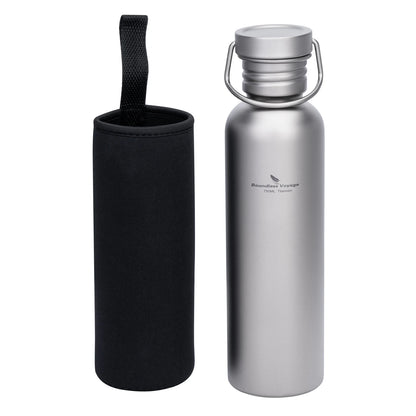 Boundless Voyage Wide Mouth Titanium Sports Water Bottle