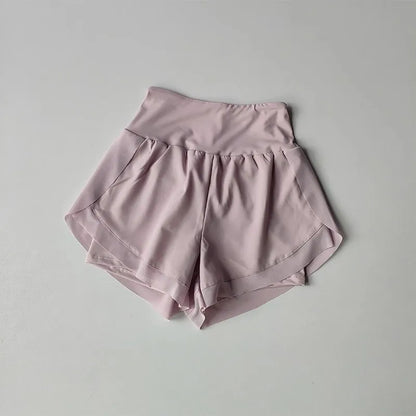 Women's High Waist 2 in 1 Quick Dry Running Shorts
