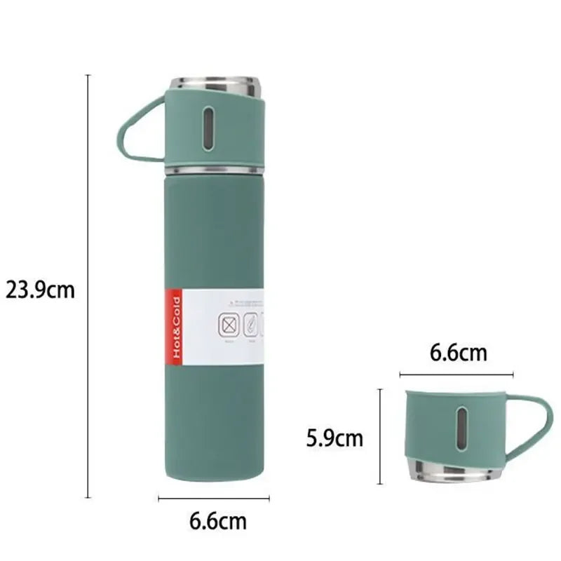 500ml Stainless Steel Vacuum Insulated Thermos Gift Set