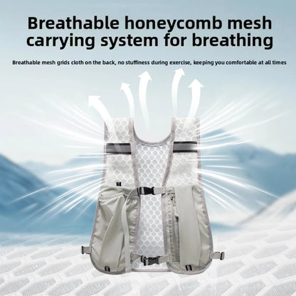 Lightweight Reflective Running Hydration Vest with Phone Pocket