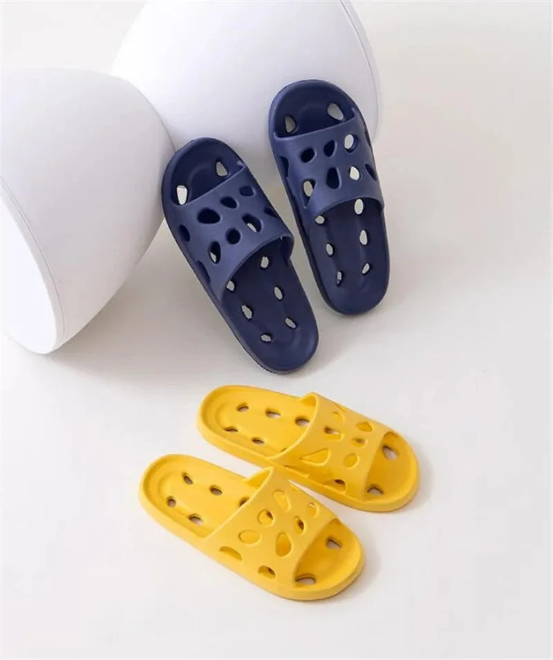 Unisex Non Slip EVA Drainage Shower Slippers