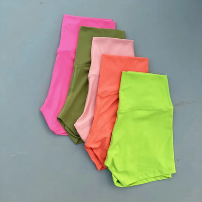 Women's High Waist Squat Proof Yoga Shorts