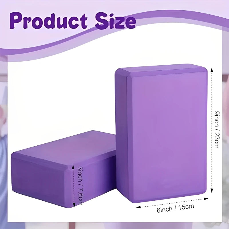 Foam Yoga Block for Pilates Stretching and Fitness
