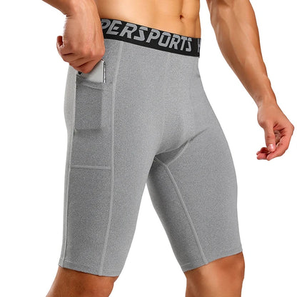 Men's Compression Training and Running Shorts