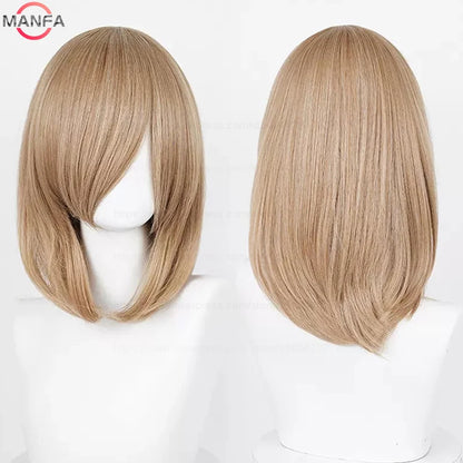 40cm Heat Resistant Anime Cosplay Wig with Bangs