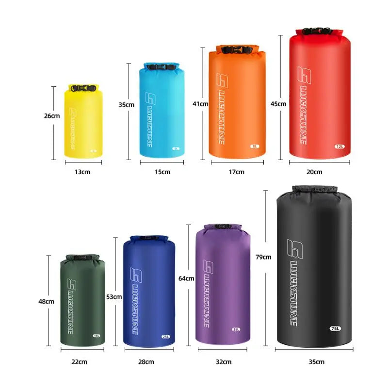 3L to 75L Ultralight Waterproof Dry Bag