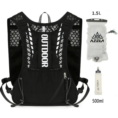 Reflective Running and Cycling Hydration Vest Backpack