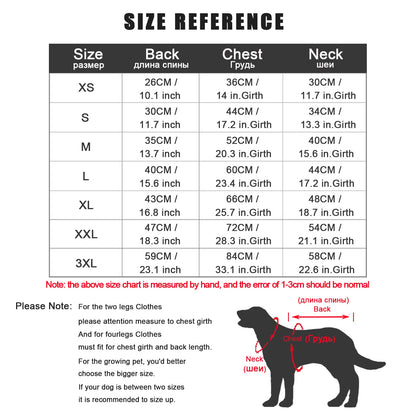 Warm Fleece Lined Winter Dog Jacket for Small Dogs & Puppies