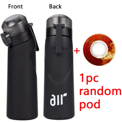 Leak Proof Sports Water Bottle with Flavor Pod