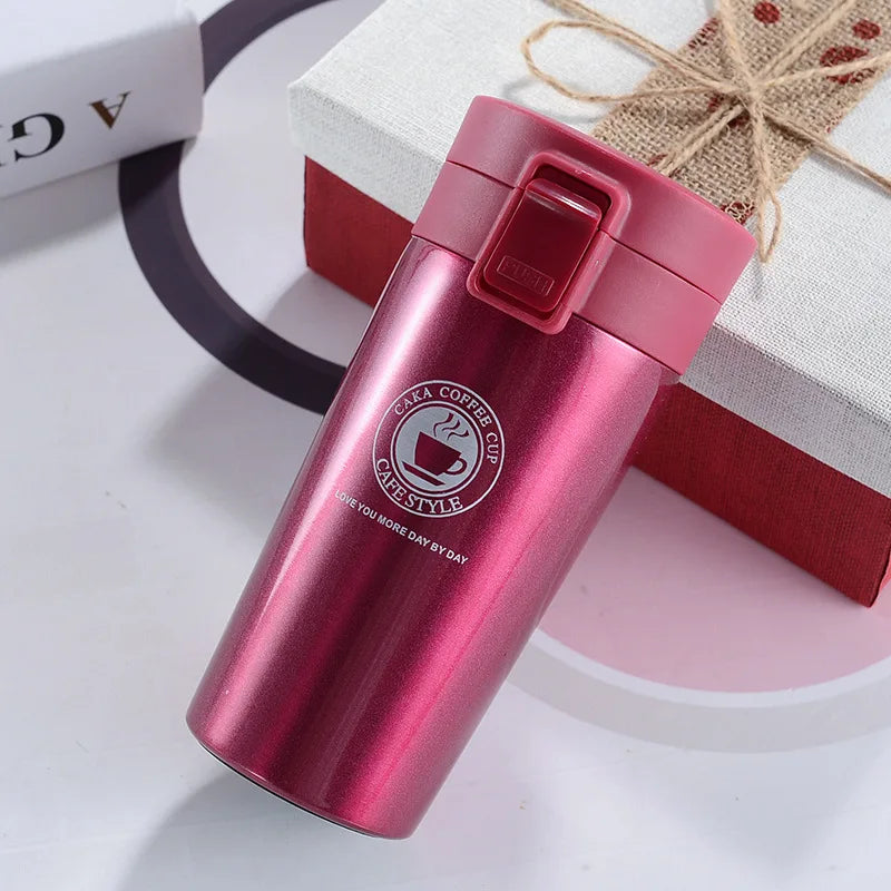 380ml or 510ml Stainless Steel Insulated Coffee Tumbler
