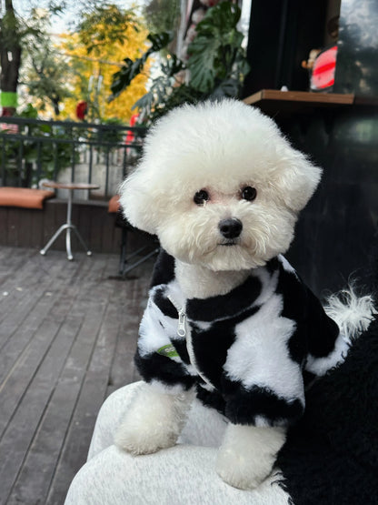 Warm Thick Fur Coat for Small & Medium Dogs & Cats Winter Pet Clothing