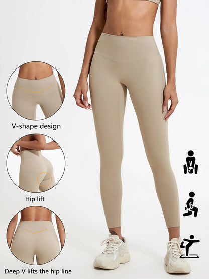 Hearuisavy Women's High Waist Soft Butt Lift Yoga Leggings