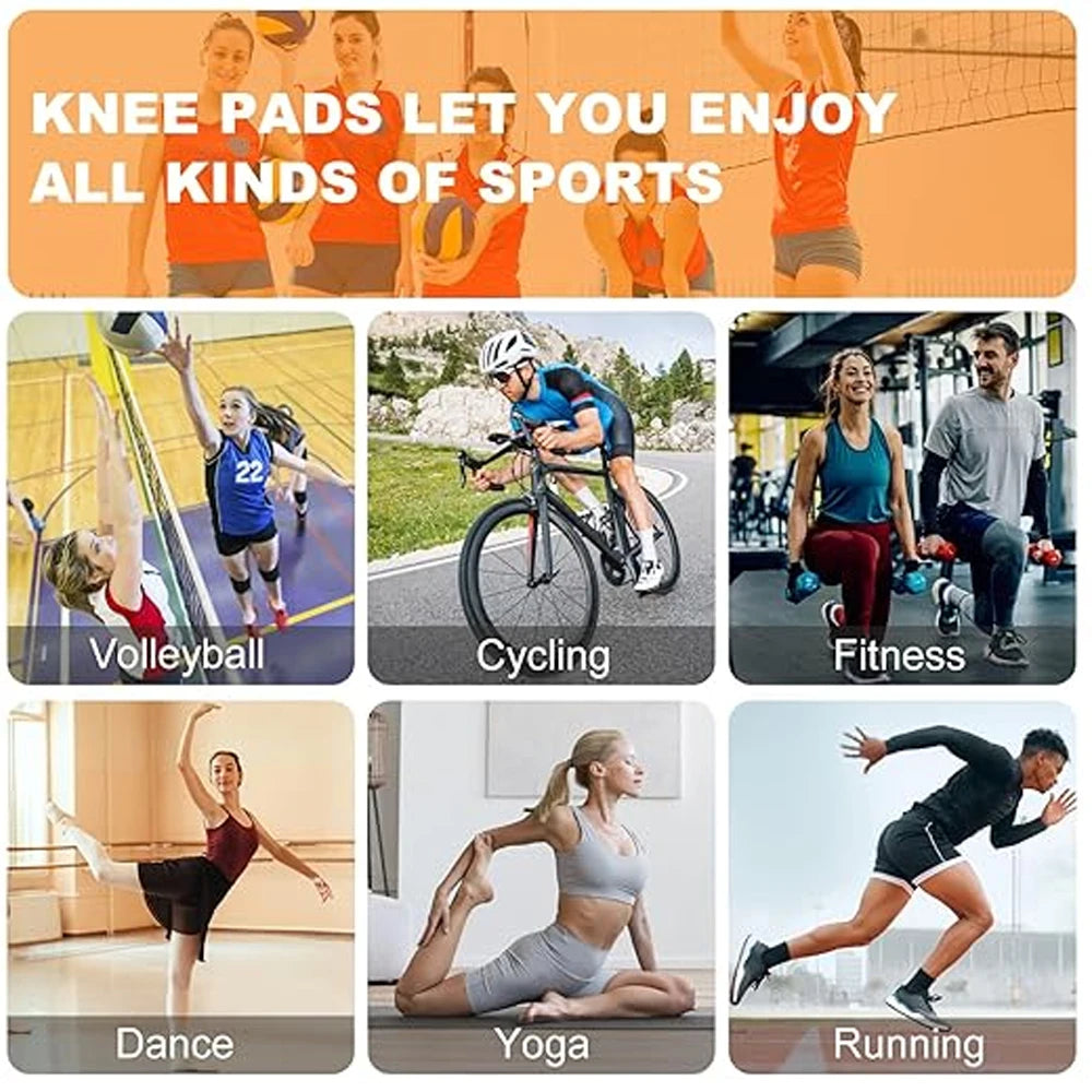 Soft Breathable Knee Pads for Volleyball Dance and Sports