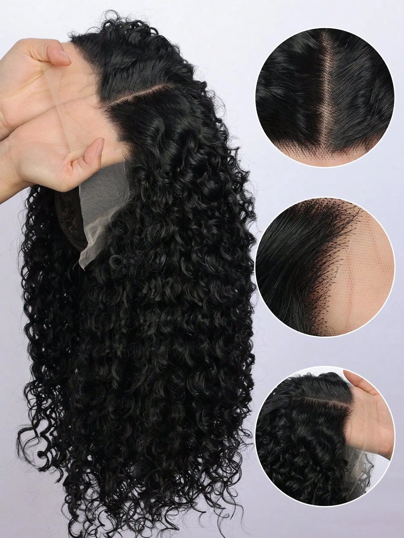 32 Inch Water Wave 13x4 HD Lace Front Human Hair Wig 200% Density