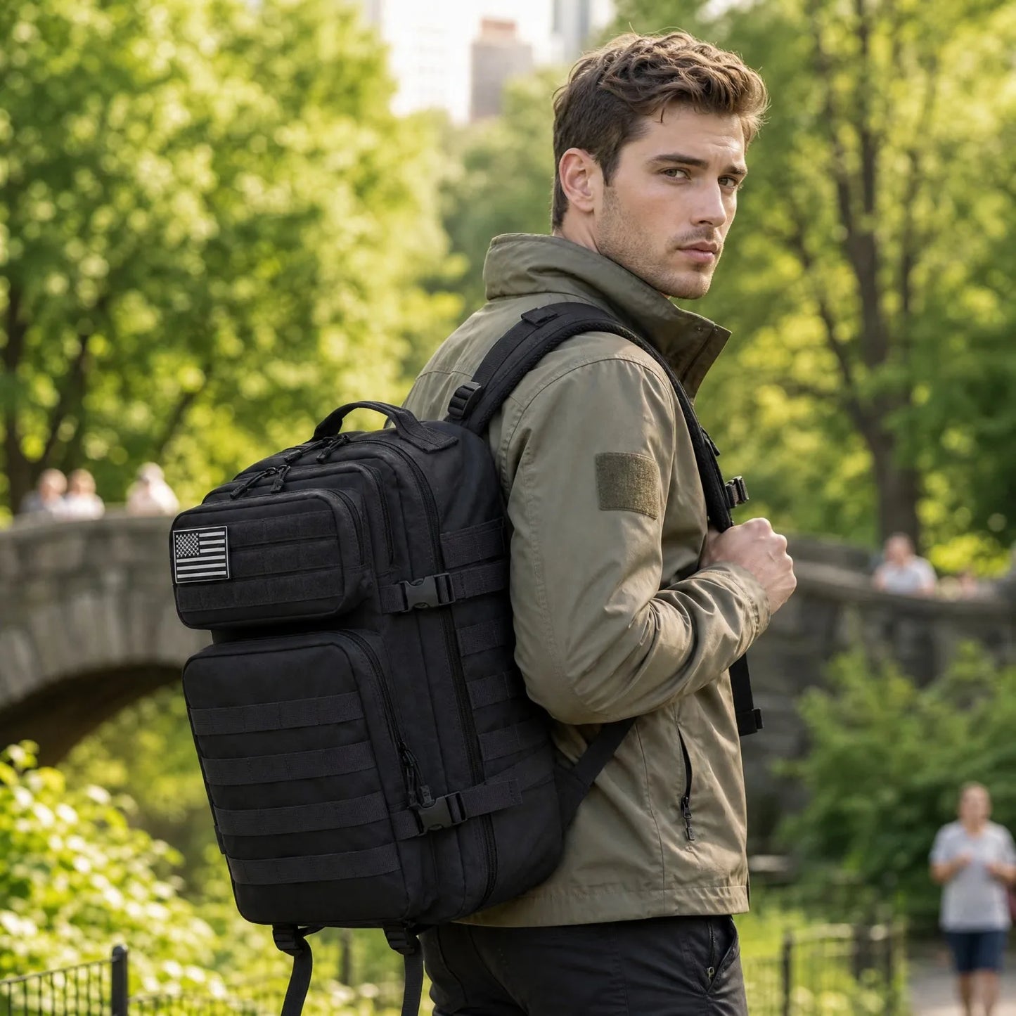 45L MOLLE Tactical Travel and Hiking Backpack