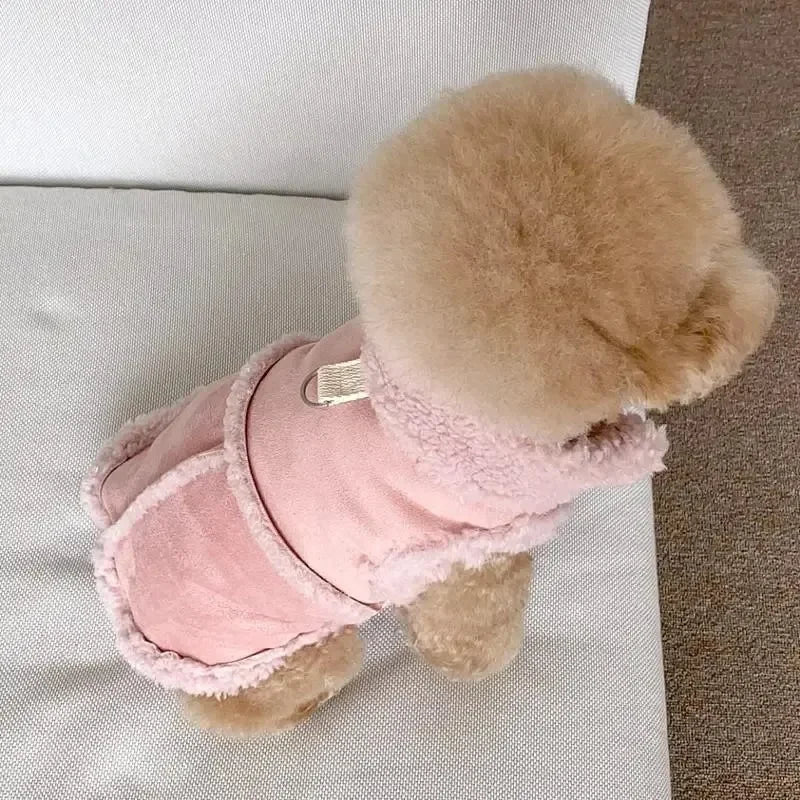 Cute Dog Vest Jacket for Small & Medium Dogs Winter Pet Clothing